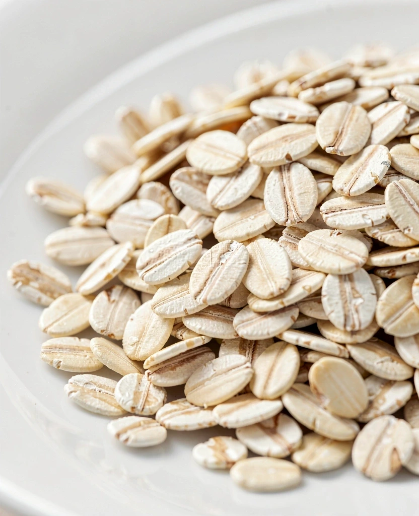 Texture of organic oats